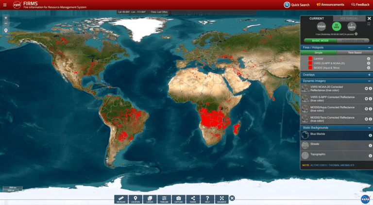FIRMS Fire Information