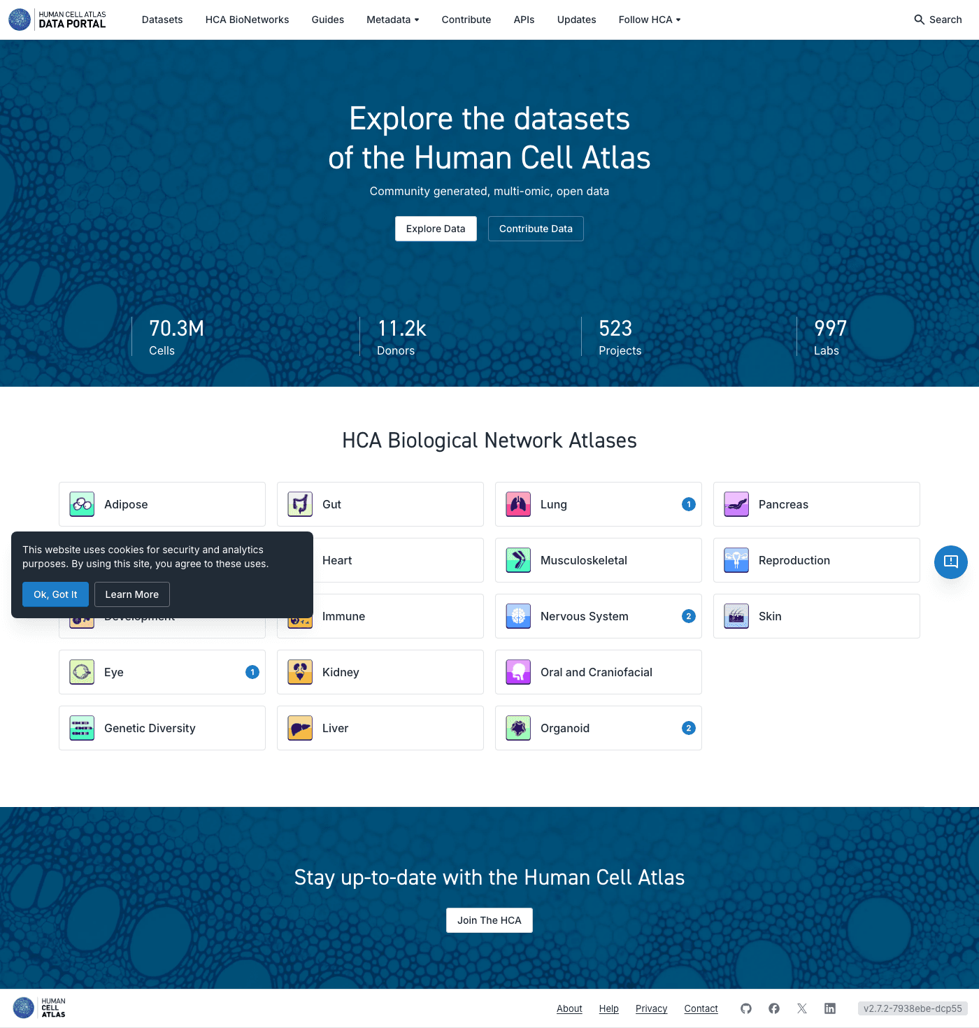 Human Cell Atlas Data Portal