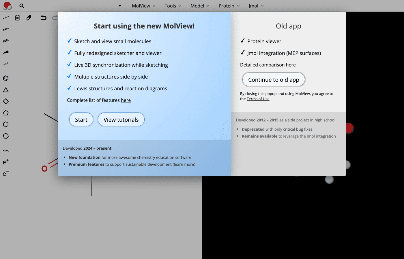 MolView molecule viewer