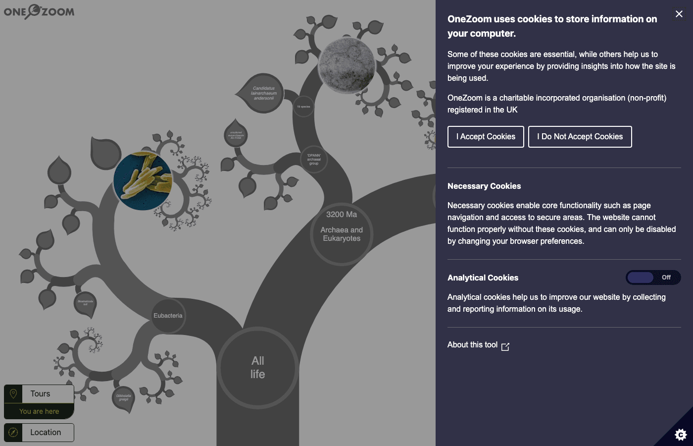 OneZoom Tree of Life