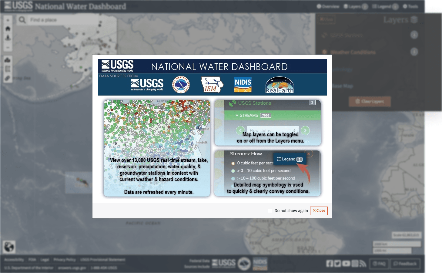 USGS National Water Dashboard