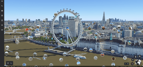 Google Earth explorer interactive map | Jesus Iniesta