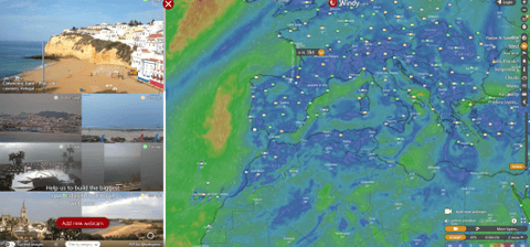 Webcams around the world interactive map | Jesus Iniesta