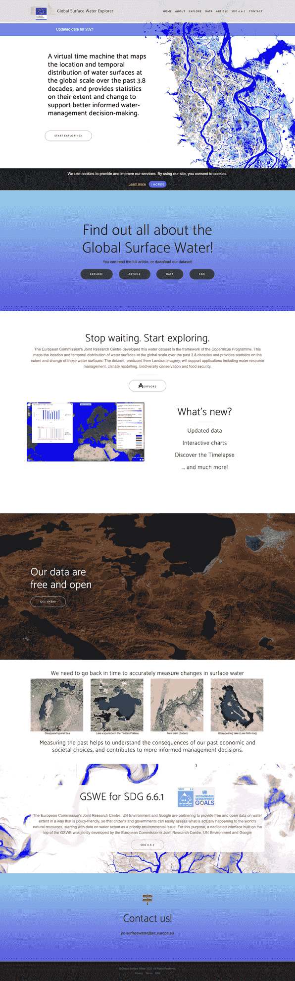 Global Surface Water Explorer