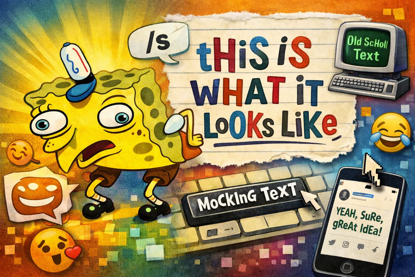 From StudlyCaps to SpongeBob: The Surprising History of tHiS wEiRd, MoCkInG tExT