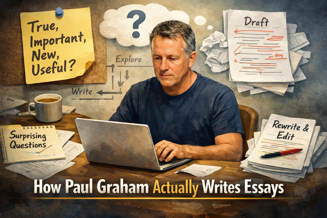 How Paul Graham Actually Writes Essays