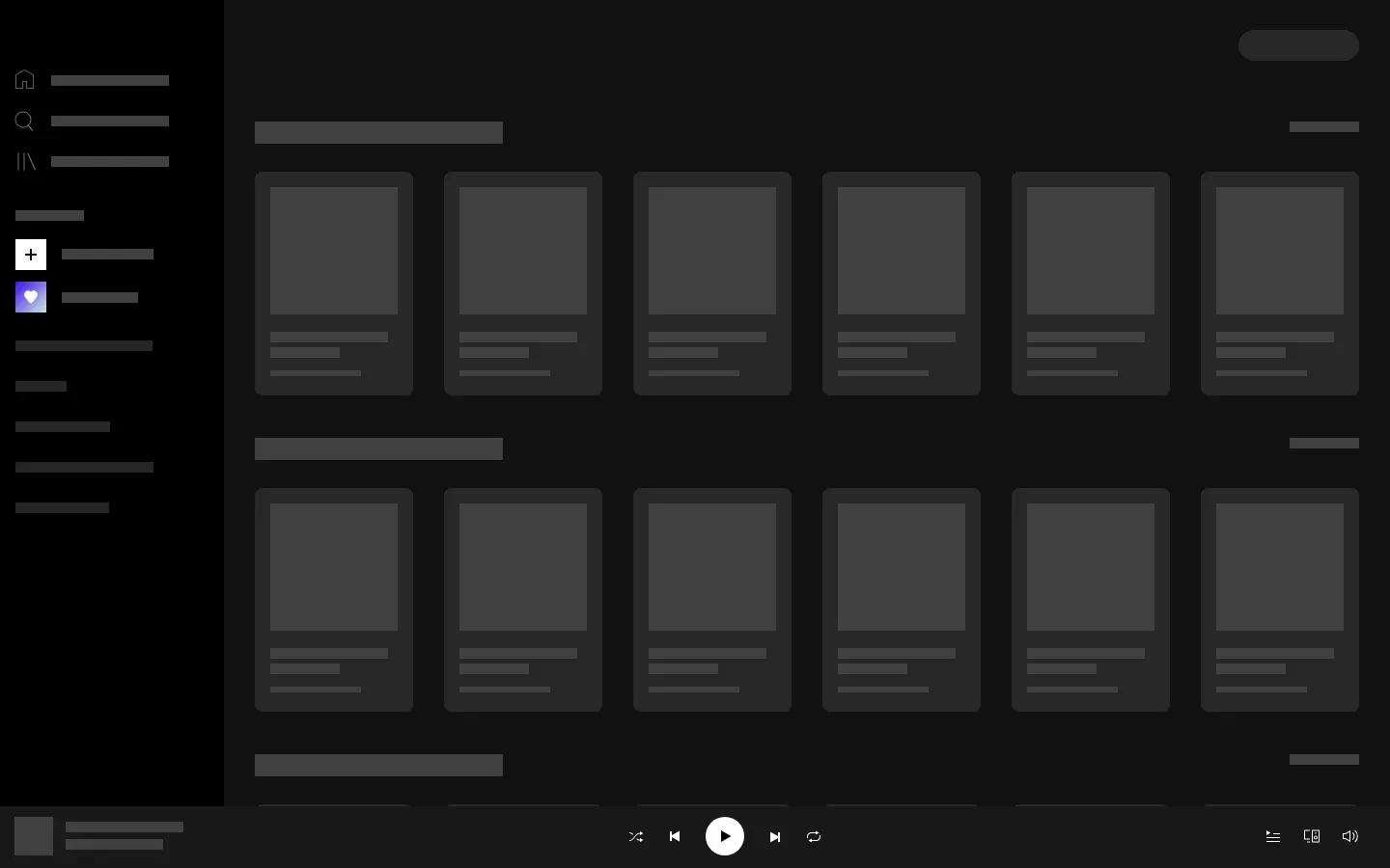 Spotify desktop preview
