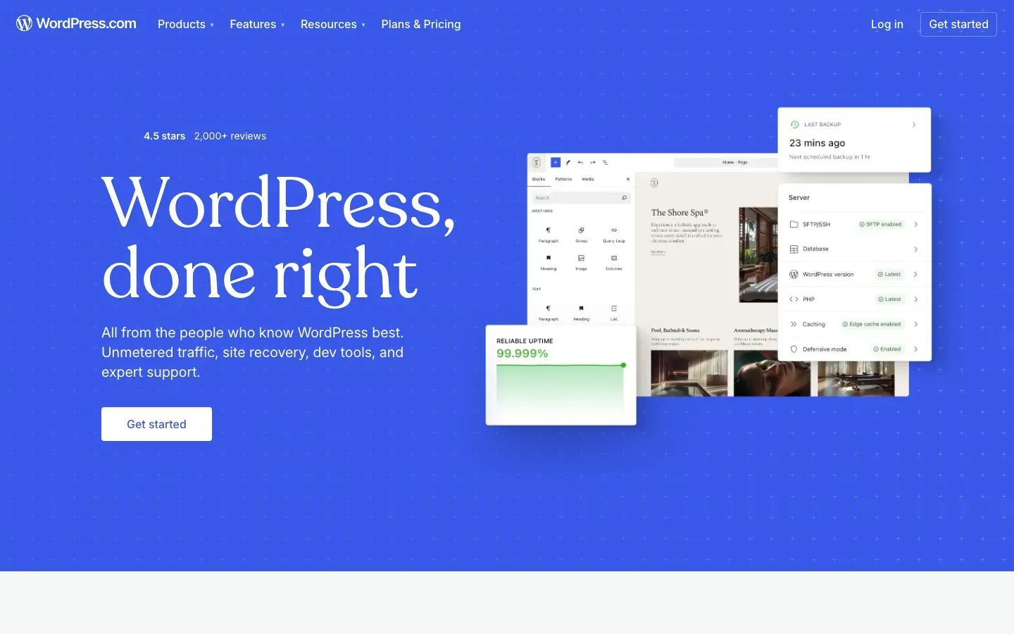 WordPress.com desktop preview