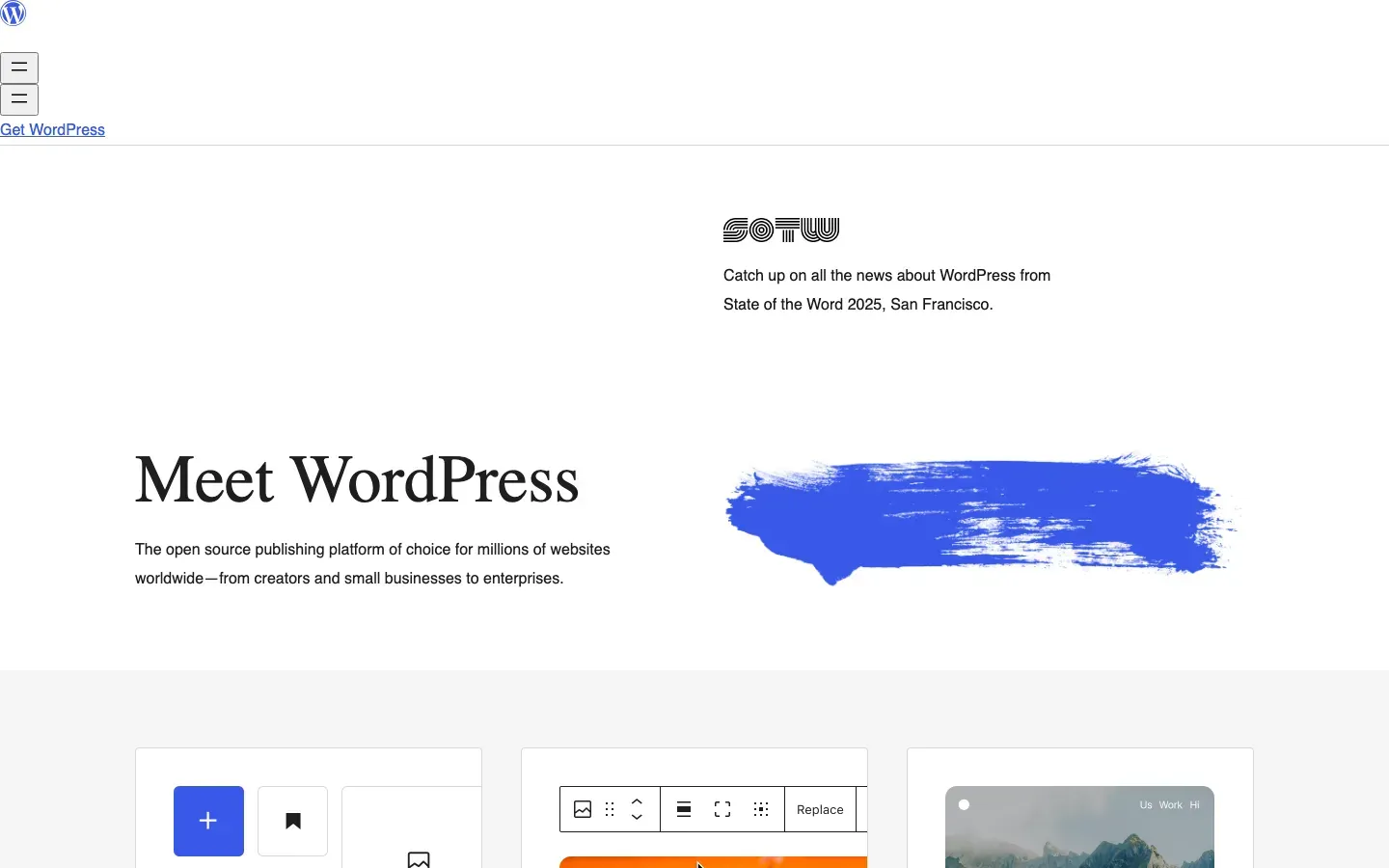 WordPress.org desktop preview