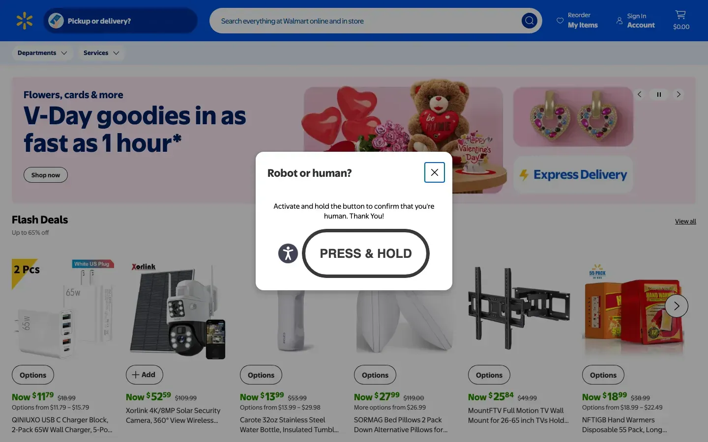 Walmart desktop preview