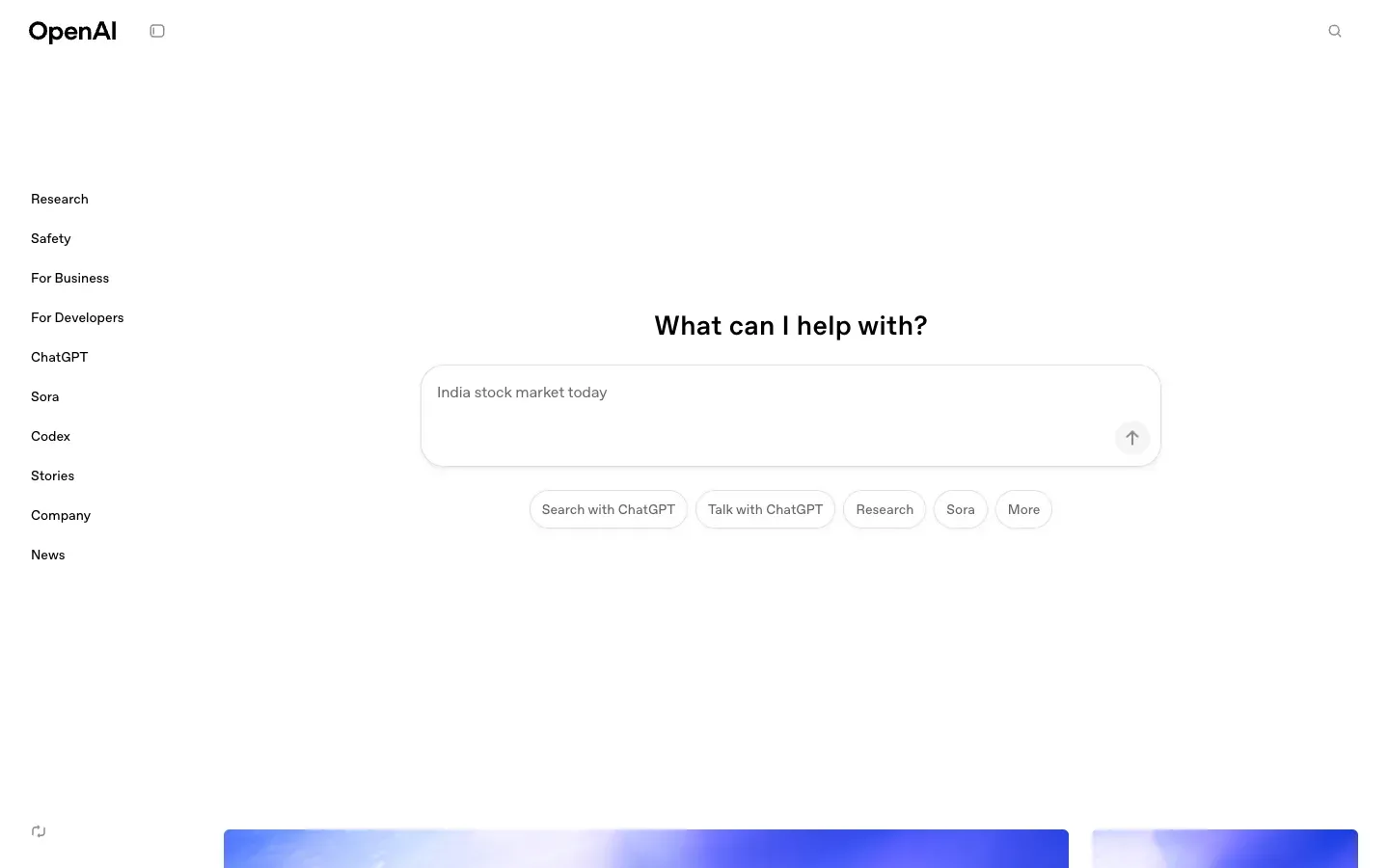 OpenAI desktop preview