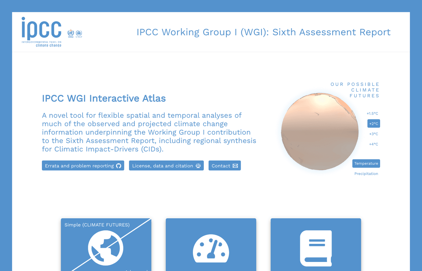 IPCC WGI Interactive Atlas