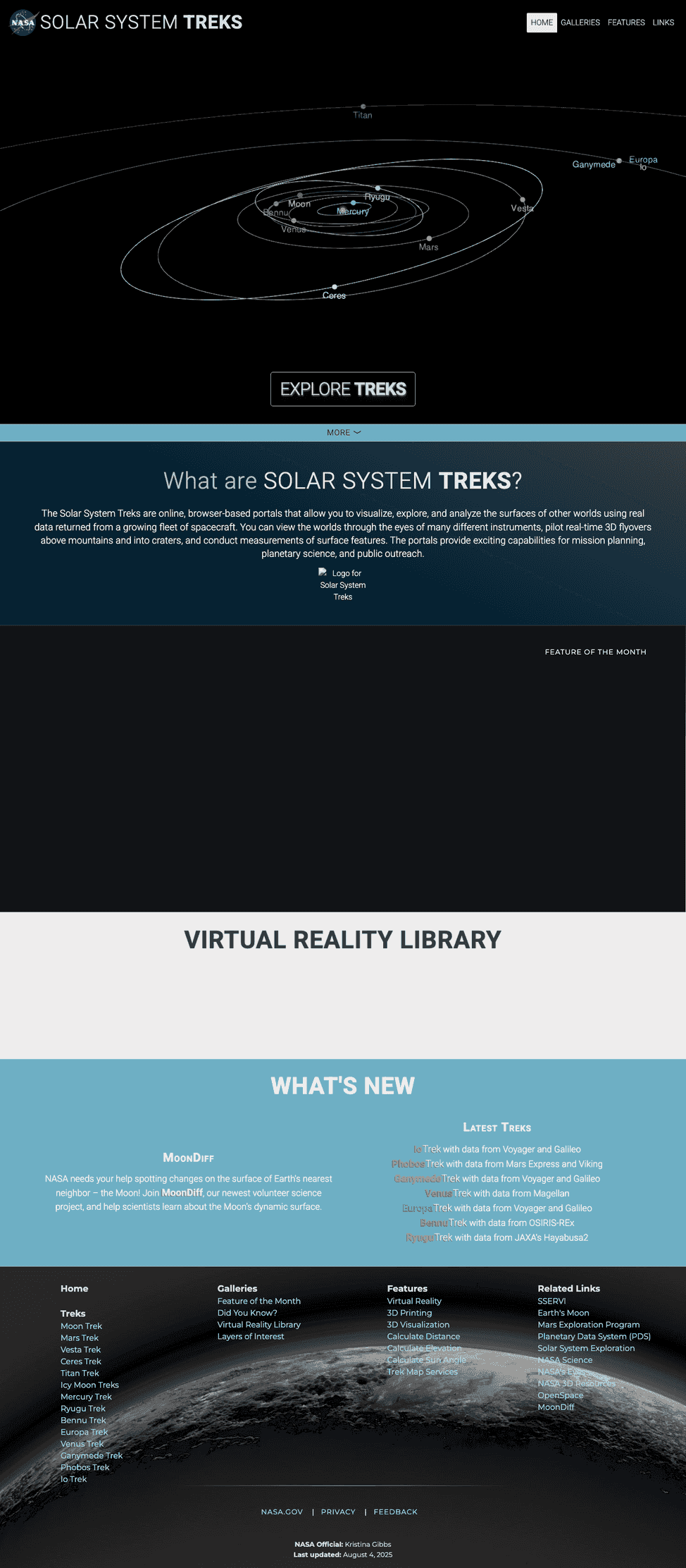 NASA Solar System Treks