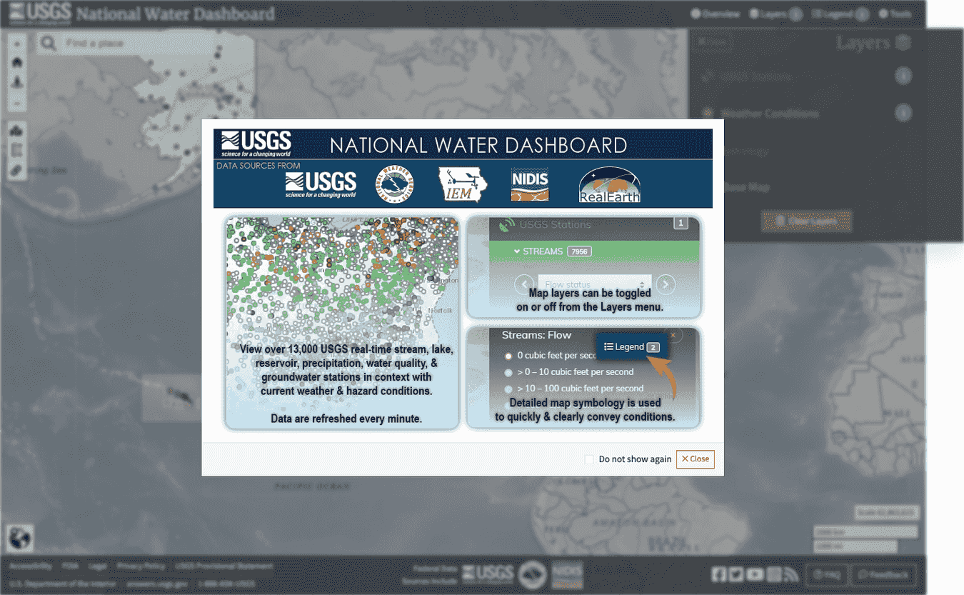 USGS National Water Dashboard
